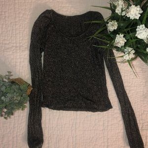 American Eagle Grey Long Sleeve